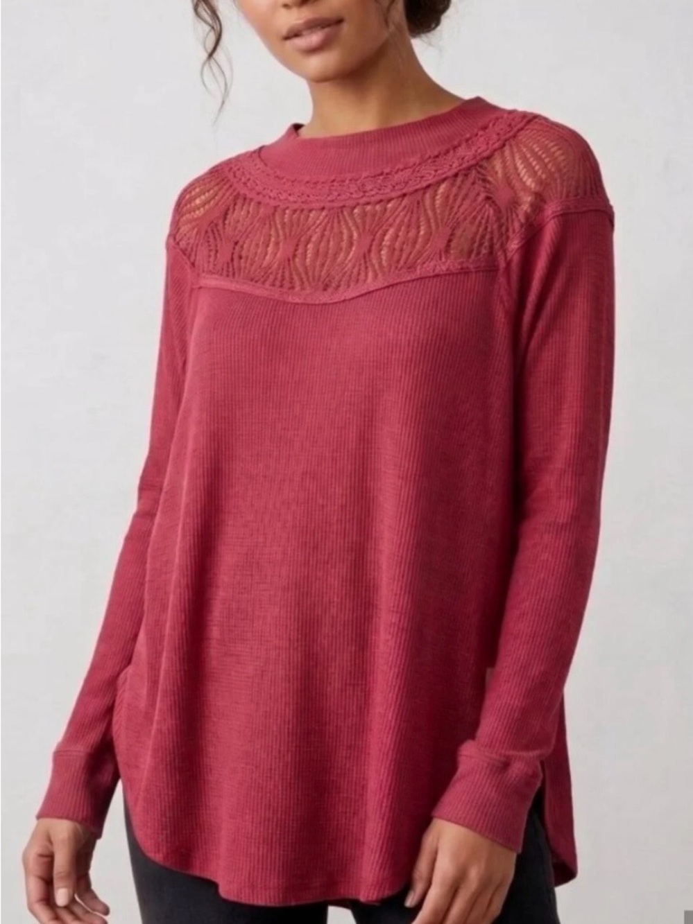 Free People Spring Valley Thermal Top Size XS